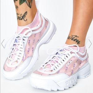 fila disruptor 2 sock mesh sneaker